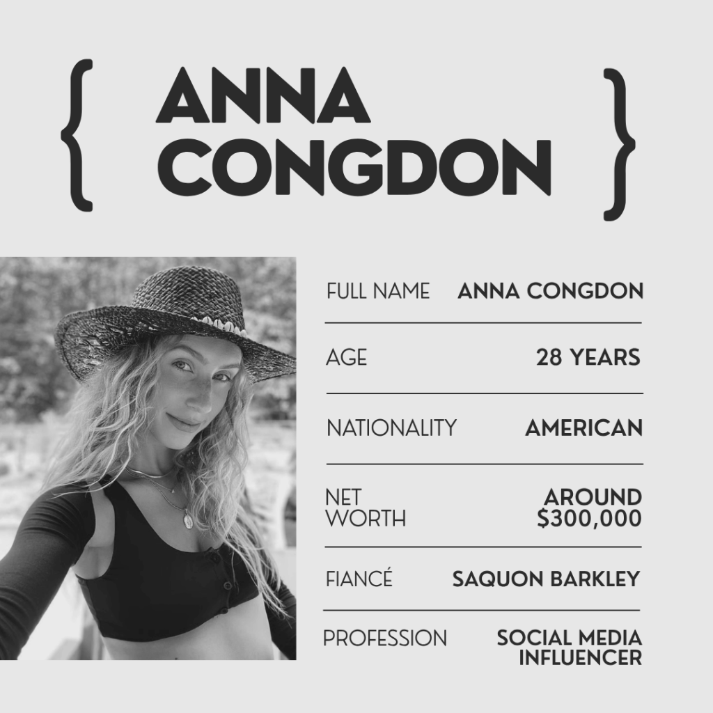 Anna Congdon Net Worth