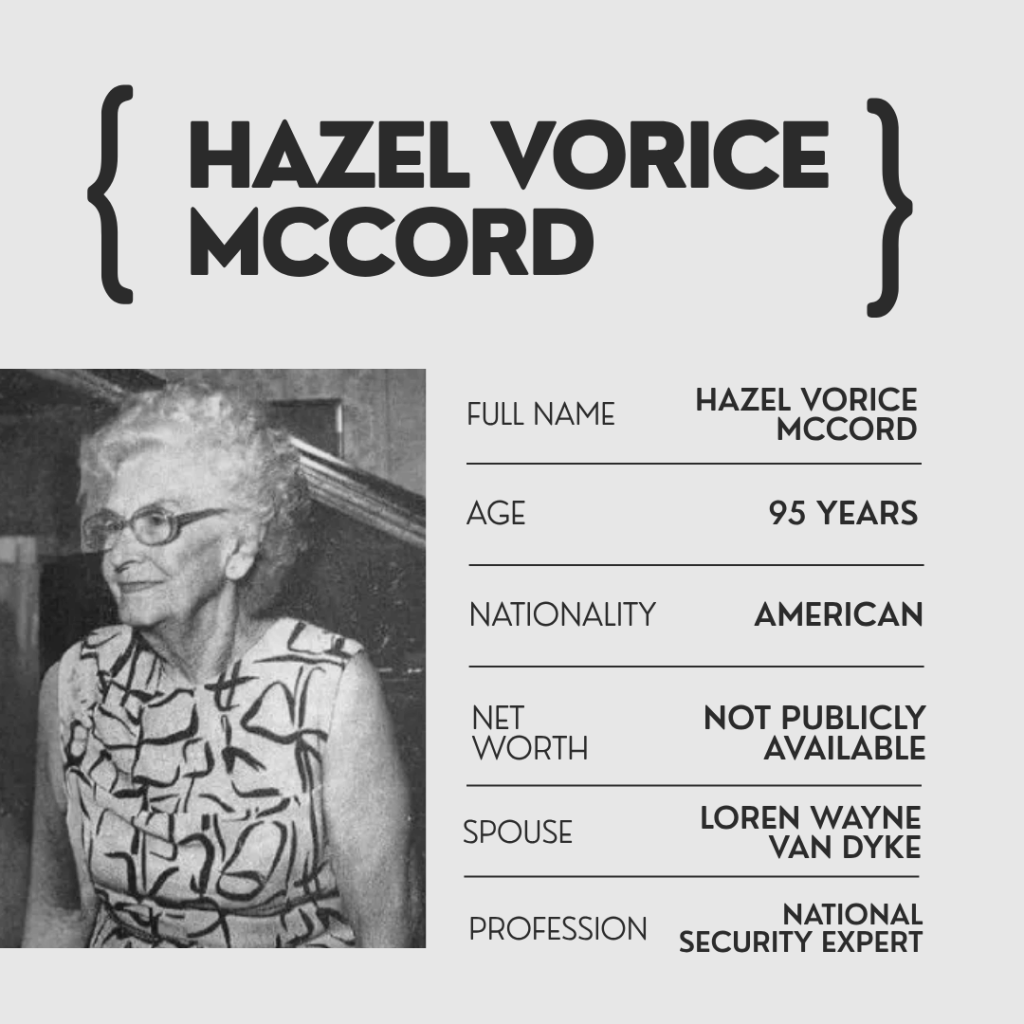 Hazel Vorice McCord