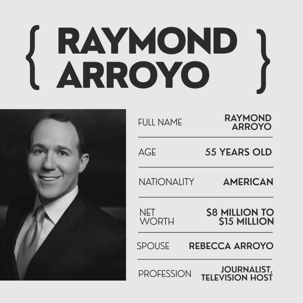Raymond Arroyo Net Worth | Inside His Income, Books, TV Career, and Lifestyle